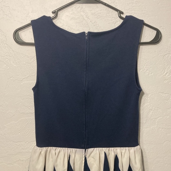 Xhilaration (Target) Navy Blue And White Sleeveless Dress - Picture 6 of 12